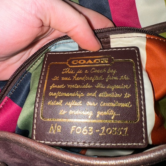 Coach 65th Anniversary Legacy Ali Ox Blood Shoulder Bag - Picture 12 of 12